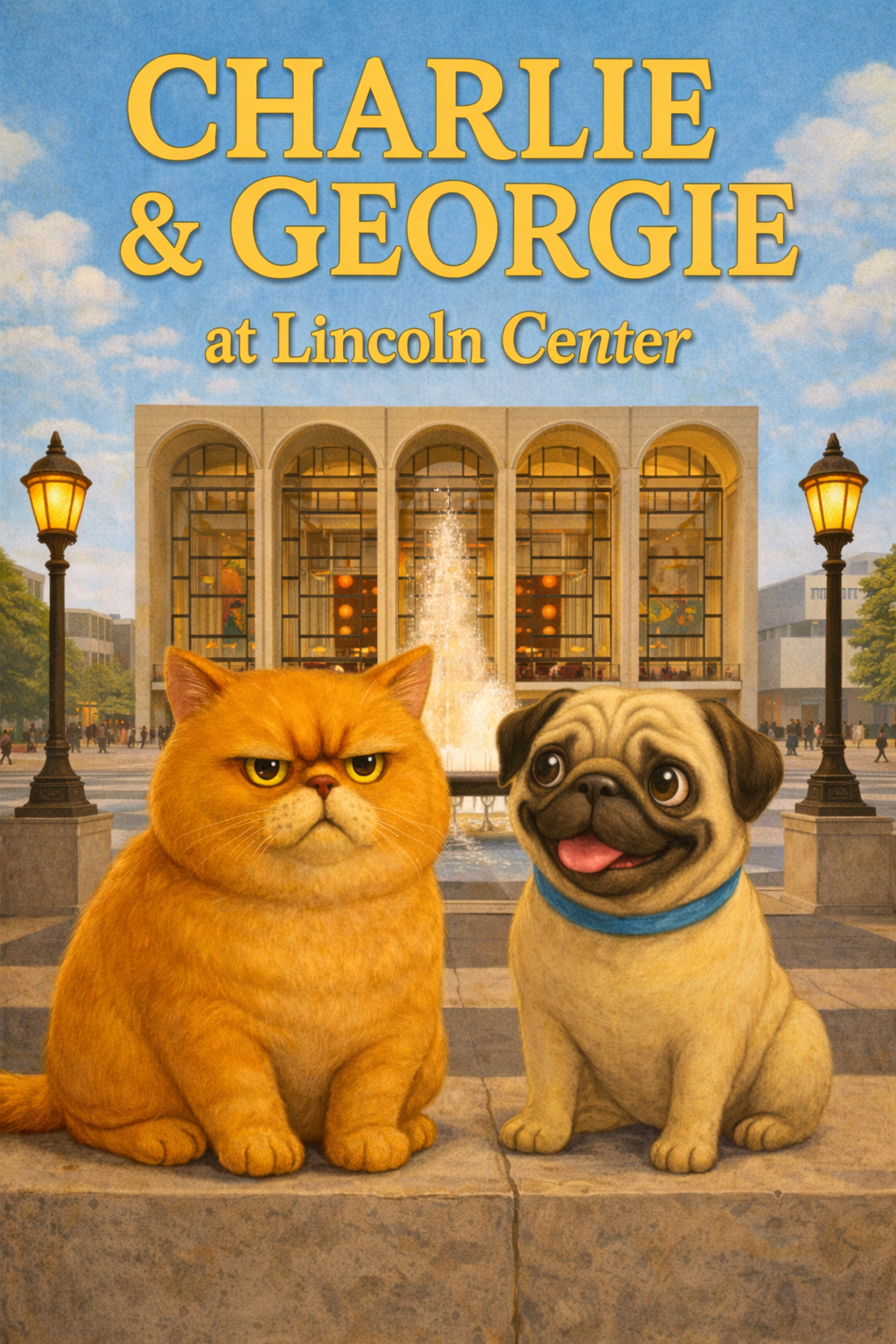 Charlie & Georgie at Lincoln Center