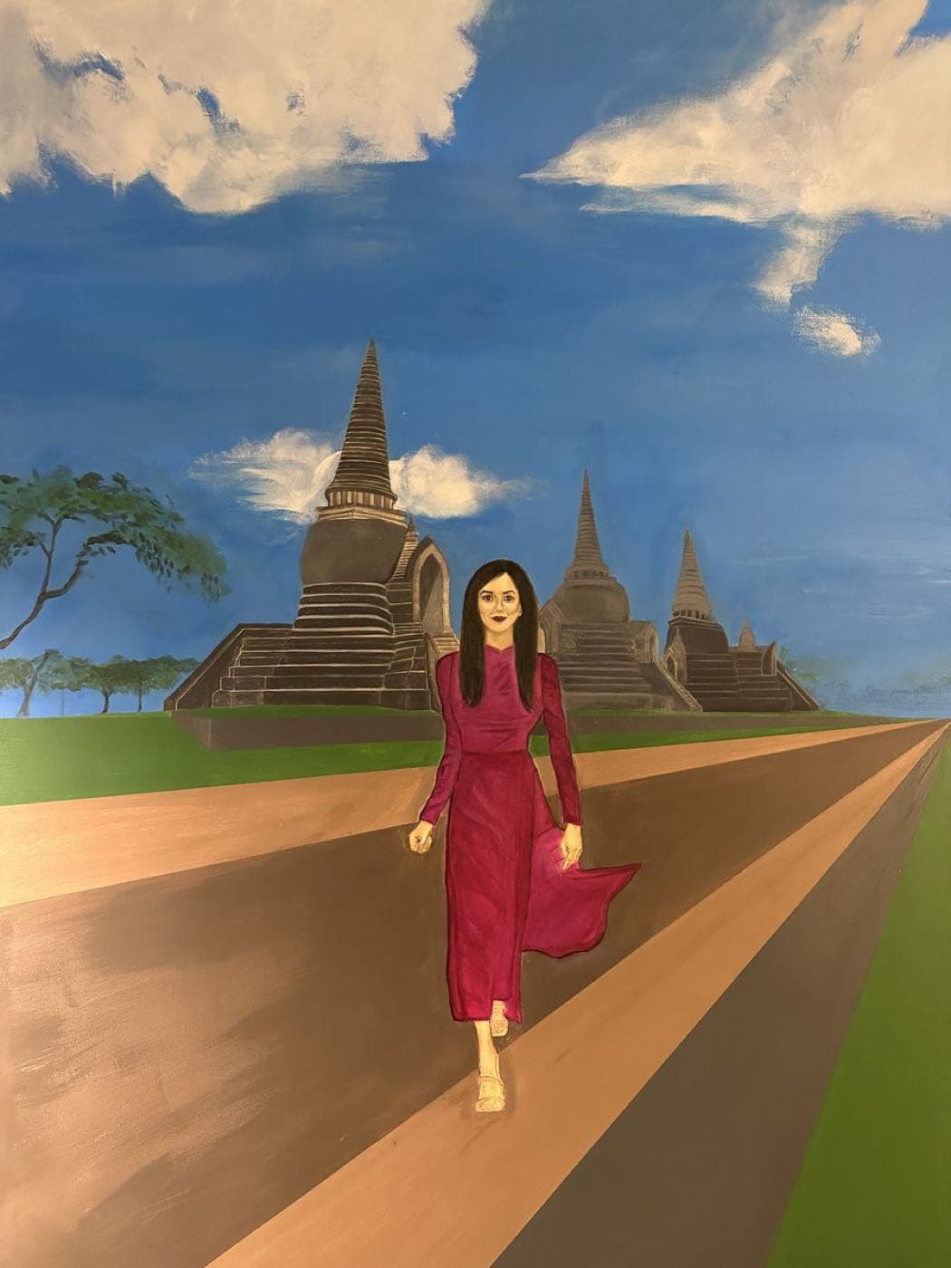 Dreaming of Asia, I Rediscover My Roots — Oil on Canvas