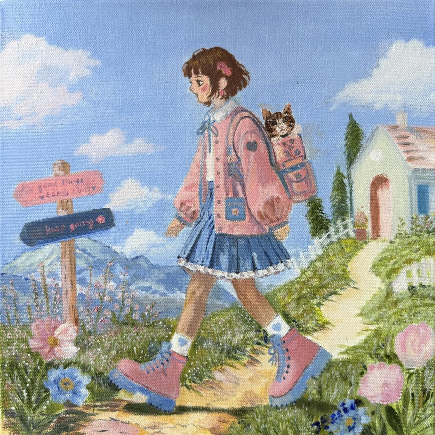 Good Things Take Time — Oil on Canvas